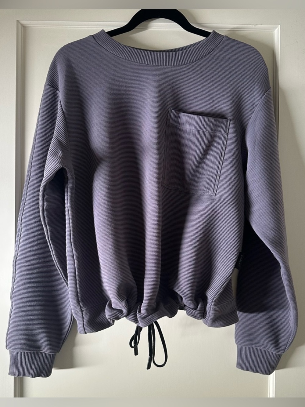 Varley Ribbed Pullover in Dusty Lavender